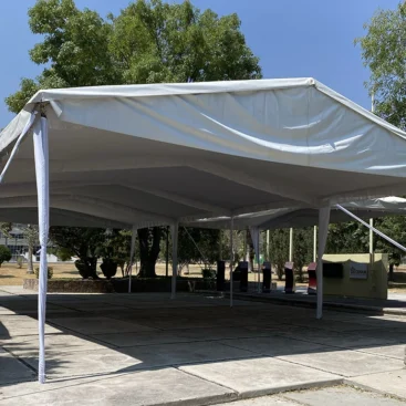 Carpa de 10x20 a 4 metros en explanada
